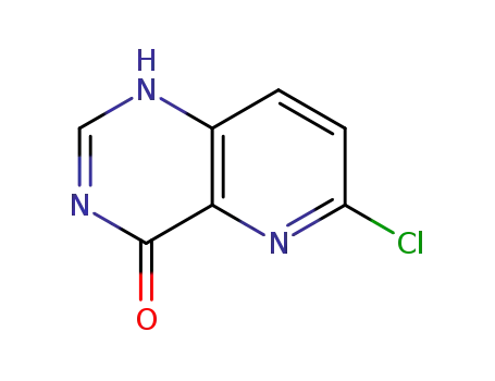 Molecular Structure of 171178-33-9 (6-chloropyrido[3,2-d]pyrimidin-4(3H)-one)