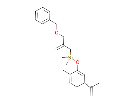 (R)-(2-(benzyloxymethyl)allyl)dimethyl(6-methyl-3-(prop-1-en-2-yl)cyclohexa-1,5-dienyloxy)silane