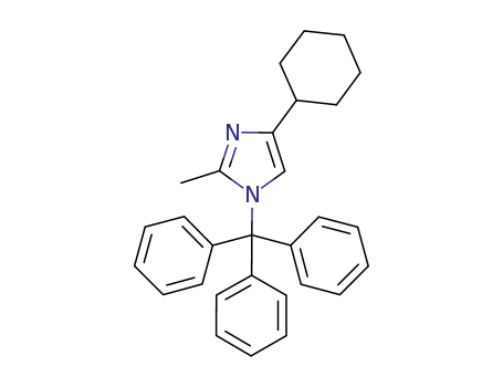 4-cyclohexyl-2-methyl-1-trityl-1H-imidazole