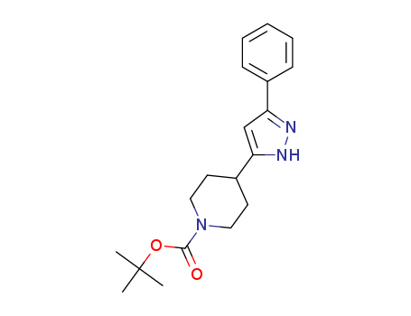 tert-butyl 4-(3-phenyl-1H-pyrazol-5-yl)piperidine-1-carboxylate
