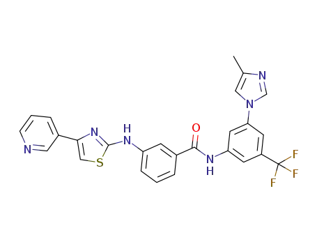 N-(3-(4-methyl-1H-imidazol-1-yl)-5-(trifluoromethyl)phenyl)-3-(4-(pyridin-3-yl)thiazol-2-ylamino)benzamide