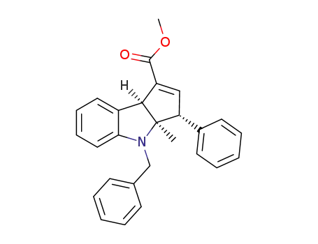 (3R,3aR,8bS)-methyl 4-benzyl-3a-methyl-3-phenyl-3,3a,4,8b-tetrahydrocyclopenta[b]indole-1-carboxylate