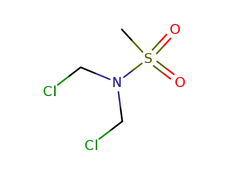 Molecular Structure of 28505-85-3 (Methanesulfonamide, N,N-bis(chloromethyl)-)
