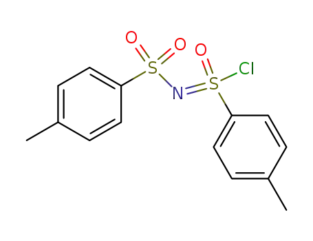 Molecular Structure of 108875-13-4 (N-(4-methylbenzenesulfonyl) 4-methylphenyl sulfonimidoyl chloride)
