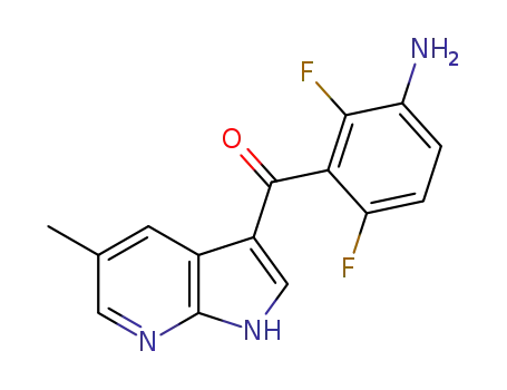 (3-amino-2,6-difluoro-phenyl)-(5-methyl-1H-pyrrolo[2,3-b]pyridin-3-yl)-methanone