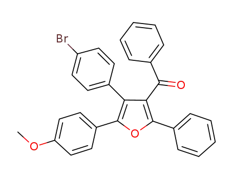 (4-(4-bromophenyl)-5-(4-methoxyphenyl)-2-phenylfuran-3-yl)(phenyl)methanone