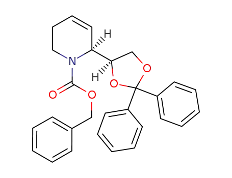 benzyl (2S)-2-[(4S)-2,2-diphenyl-1,3-dioxolan-4-yl]-1,2,3,6-tetrahydropyridine-1-carboxylate
