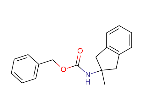 phenylmethyl (2-methyl-2,3-dihydro-1H-inden-2-yl)carbamate