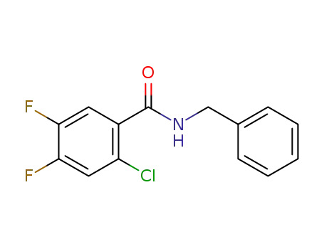 Molecular Structure of 710981-36-5 (N-benzyl-4,5-difluoro-2-chlorobenzamide)