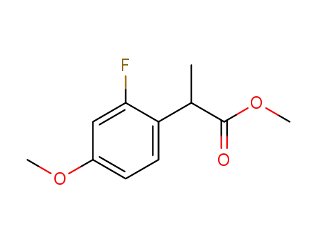 2-(2-fluoro-4-methoxyphenyl)propionic acid methyl ester