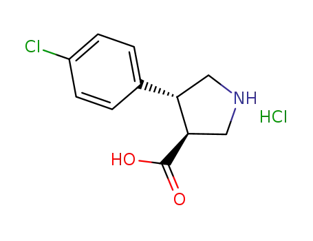 (+/-)-TRANS-4-(4-클로로페닐)피롤리딘-3-카복실산 염산염