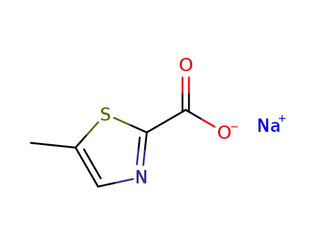 Molecular Structure of 1107062-31-6 (Sodium5-methylthiazole-2-carboxylate)