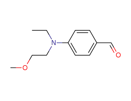 4-<Aethyl-(2-methoxy-aethyl)-amino>-benzaldehyd