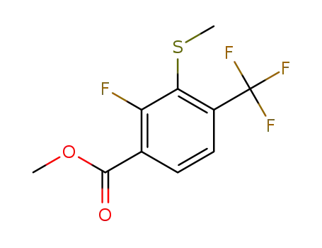 methyl 2-fluoro-3-methylthio-4-(trifluoromethyl)benzoate