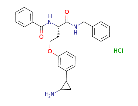 N-[(1S)-3-[3-(trans-2-AMinocyclopropyl)phenoxy]-1-(benzylcarbaMoyl)propyl]benzaMide Hydrochloride