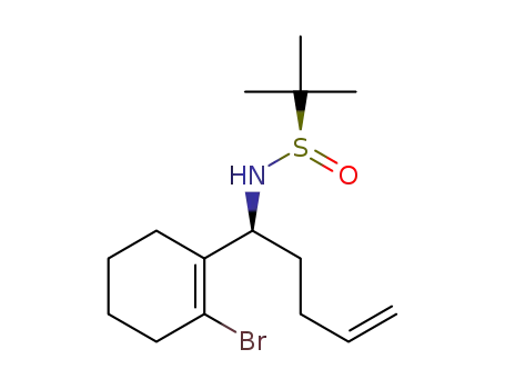 (Rs,1S)-N-[1-(2-bromocyclohex-1-en-1-yl)pent-4-en-1-yl]-2-methylpropane-2-sulfinamide