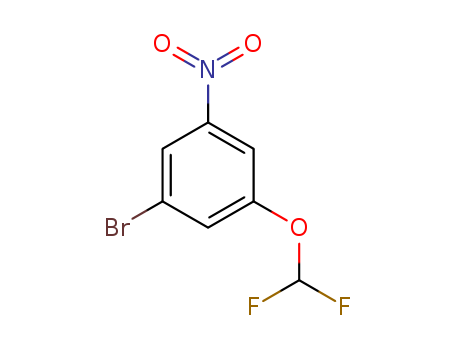 3-bromo-5-nito-1-(difluoromethoxy)benzene