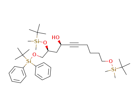 (6S,8R)-6-((tert-butyldimethylsilyl)oxy)-2,2,16,16,17,17-hexamethyl-3,3-diphenyl-4,15-dioxa-3,16-disilaoctadec-9-yn-8-ol