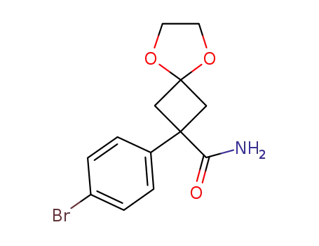 2-(4-bromophenyl)-5,8-dioxaspiro[3.4]octane-2-carboxylic acid amide
