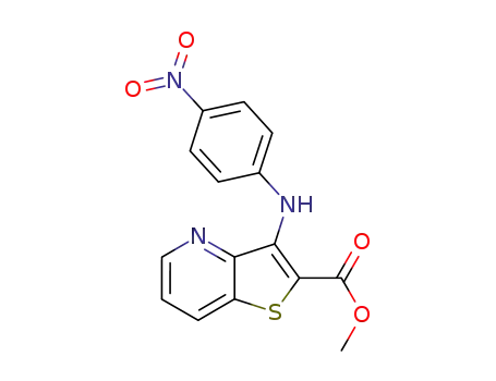 methyl 3-(4-nitrophenylamino)thieno[3,2-b]pyridine-2-carboxylate
