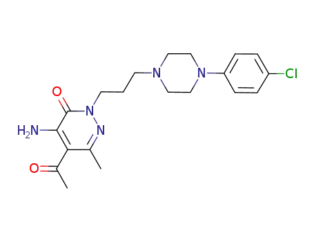 5-acetyl-4-amino-2-{3-[4-(4-chlorophenyl)piperazin-1-yl]propyl}-6-methylpyridazin-3(2H)-one