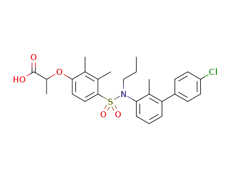 C<sub>27</sub>H<sub>30</sub>ClNO<sub>5</sub>S
