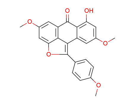 7-hydroxy-4,9-dimethoxy-1-(4-methoxyphenyl)-6H-anthra[1,9-bc]furan-6-one