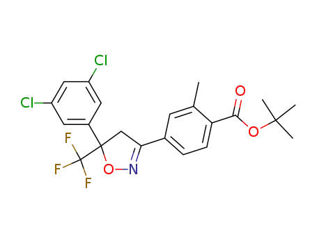 4-[5-(3,5-dichlorophenyl)-5-trifluoromethyl-4,5-dihydroisoxazol-3-yl]-2-methylbenzoic acid tert-butyl ester