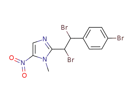 2-[1,2-dibromo-2-(4-bromophenyl)ethyl]-1-methyl-5-nitro-1H-imidazole