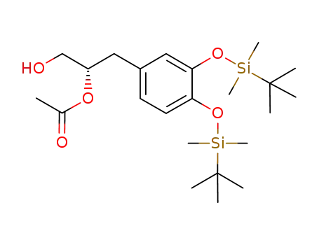 (2S)-[3,4- 비스 [[(1,1- 디메틸 에틸) 디메틸 실릴] 옥시] 페닐] -1,2- 프로판 디올