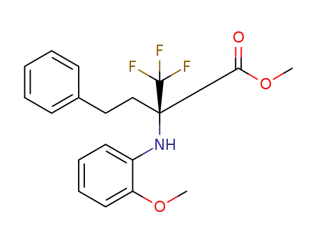methyl (R)-2-(2-methoxyphenylamino)-4-phenyl-2-(trifluoromethyl)butanoate