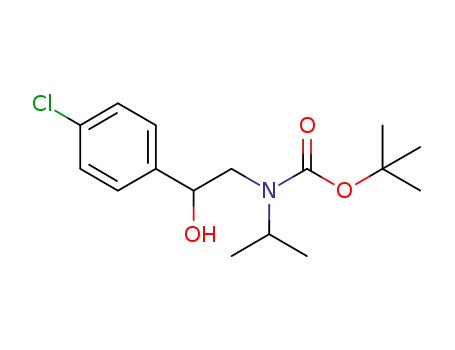 tert-butyl 2-(4-chlorophenyl)-2-hydroxyethyl(isopropyl)carbamate