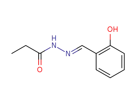 C<sub>6</sub>H<sub>4</sub>(OH)CHNNHCOC<sub>2</sub>H<sub>5</sub>