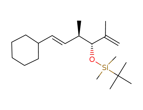 tert-butyl((3R,4R,E)-6-cyclohexyl-2,4-dimethylhexa-1,5-dien-3-yloxy)dimethylsilane