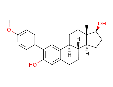 (8R,9S,13S,14S,17S)-2-(4-methoxyphenyl)-13-methyl-7,8,9,11,12,13,14,15,16,17-decahydro-6H-cyclopenta[a]phenanthrene-3,17-diol