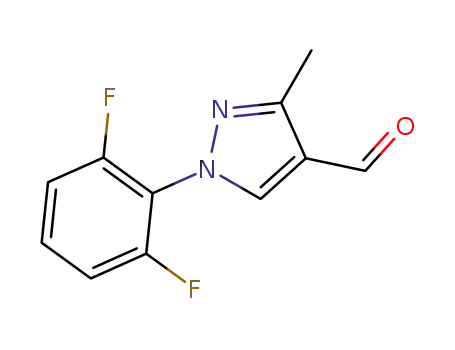 1-(2,6-difluorophenyl)-3-methylpyrazole-4-carbaldehyde