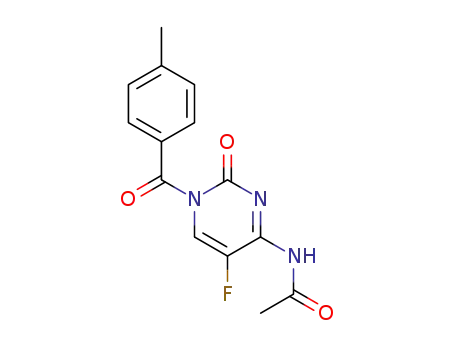 N-(5-fluoro-1-(4-methylbenzoyl)-2-oxo-1,2-dihydropyrimidin-4-yl)acetamide