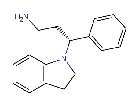 (3R)-3-(2,3-dihydro-1H-indol-1-yl)-3-phenylpropylamine