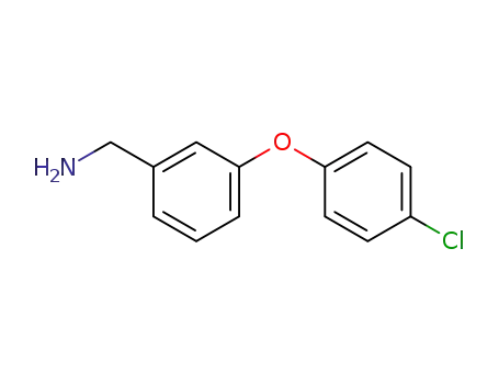 Molecular Structure of 154108-30-2 (3-(4-CHLOROPHENOXY)BENZYLAMINE)
