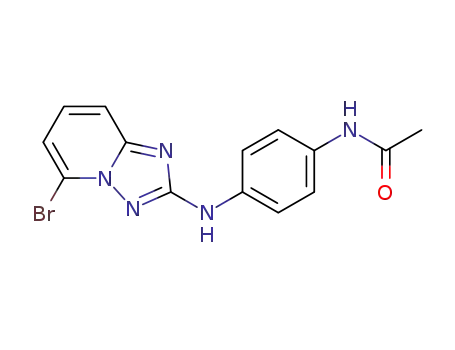 N-[4-(5-bromo-[1,2,4]triazolo[1,5-a]pyridin-2-ylamino)-phenyl]-acetamide