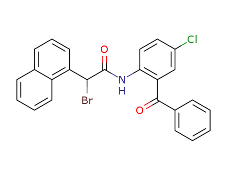 N-(2-benzoyl-4-chlorophenyl)-2-bromo-2-(naphthalen-1-yl)acetamide