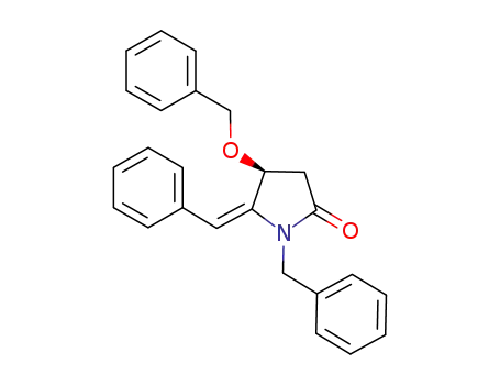 (S,E)-1-Benzyl-5-benzylidene-4-(benzyloxy)pyrrolidin-2-one