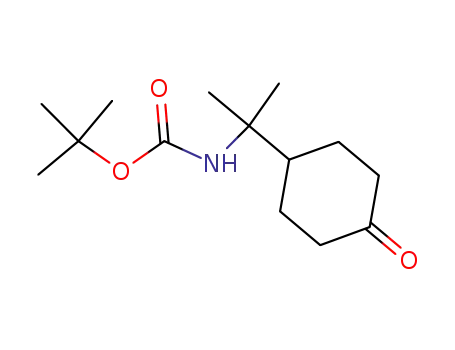 tert-butyl 2-(4-oxocyclohexyl)propan-2-ylcarbamate