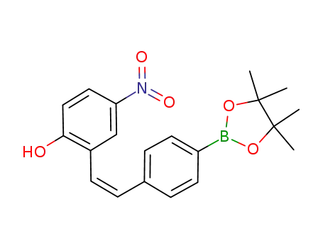 (Z)-2-hydroxy-5-nitro-4'-(4,4,5,5-tetramethyl-1,3,2-dioxaborolan-2-yl)stilbene
