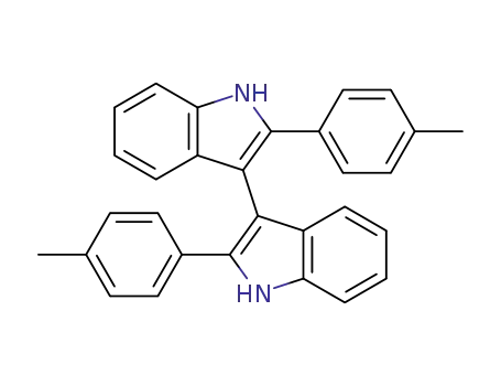 Molecular Structure of 1262302-49-7 (2,2'-di(p-tolyl)-1H,1'H-3,3'-biindole)