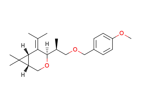(1S,4R,6R)-5-isopropylidene-4-[(S)-2-(4-methoxybenzyloxy)-1-methylethyl]-7,7-dimethyl-3-oxabicyclo[4.1.0]heptane