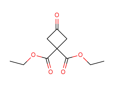 Molecular Structure of 99173-61-2 (diethyl 3-oxocyclobutane-1,1-dicarboxylate)