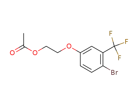 Molecular Structure of 955932-76-0 (C<sub>11</sub>H<sub>10</sub>BrF<sub>3</sub>O<sub>3</sub>)