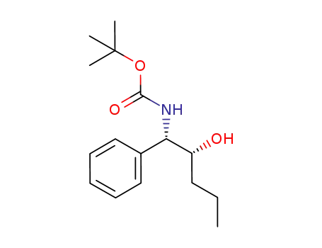 tert-butyl (1S,2R)-2-hydroxy-1-phenylpentylcarbamate