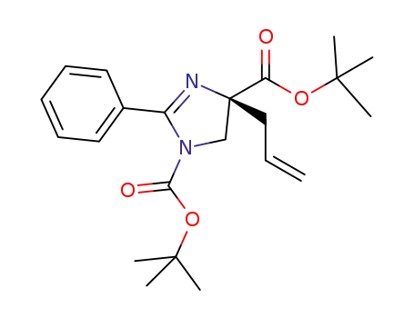 (S)-1-tert-butoxycarbonyl-4-allyl-2-phenyl-imidazoline-4-carboxylic acid tert-butyl ester